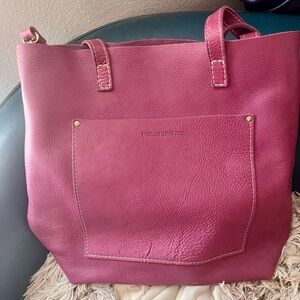 Portland Leather Full-size Crossbody in Mulberry